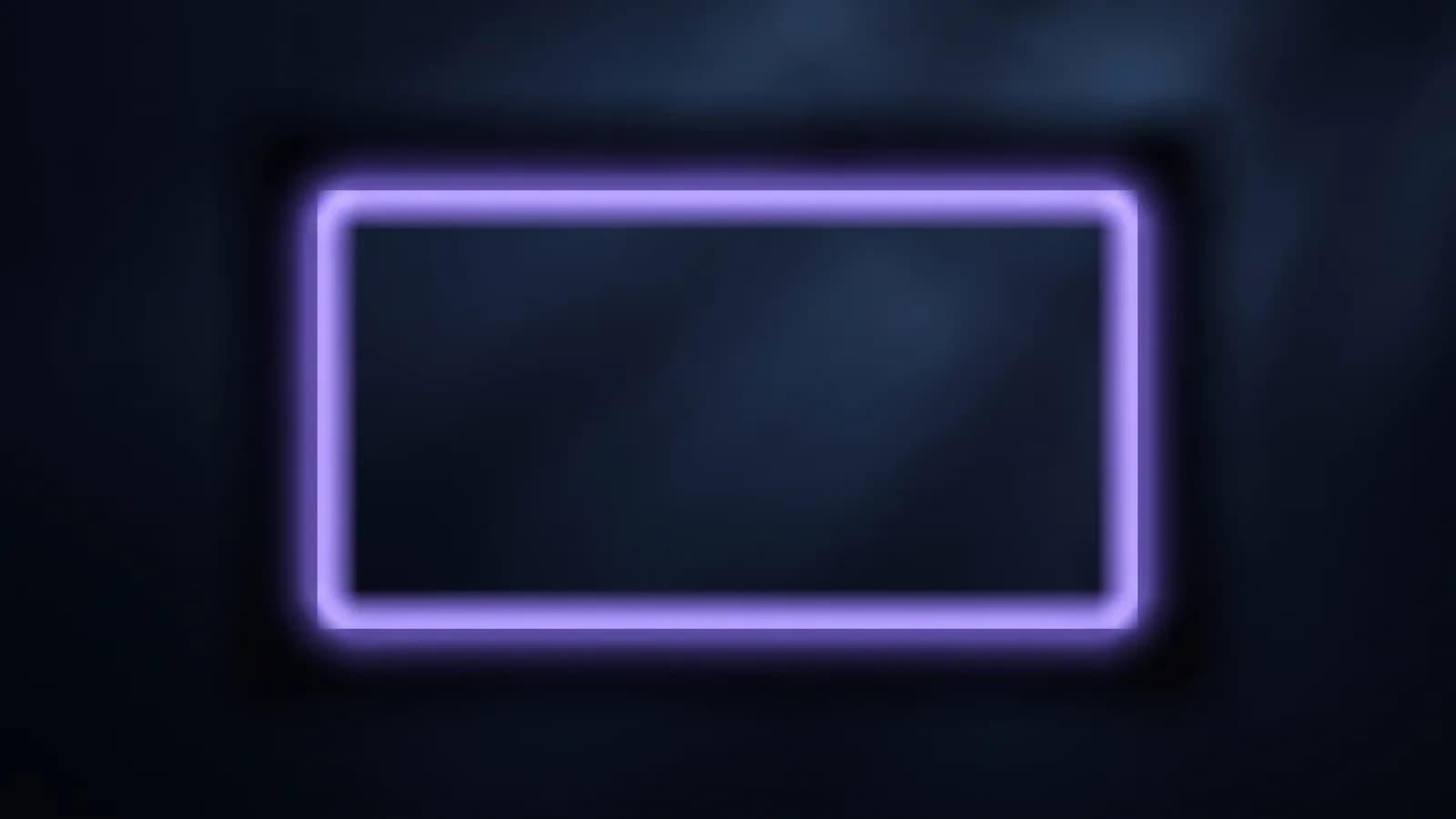 A glowing rectangle with a dimmer border band around a protected central area